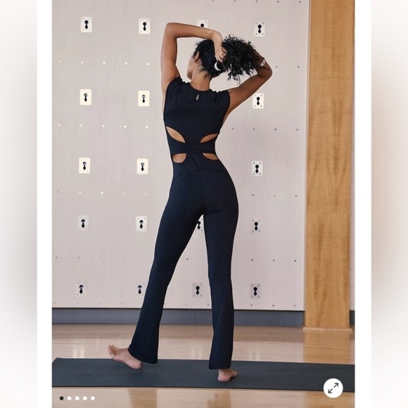 New! Free People FP movement twilight onesie split flare leg 28128 - Picture 3 of 10